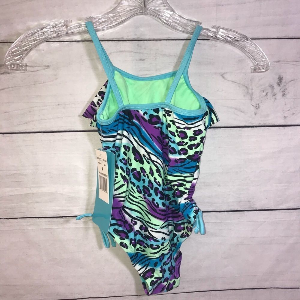 NEW Breaking Waves Leopard Wave 1 Piece Swimsuit 4 - Picture 5 of 10